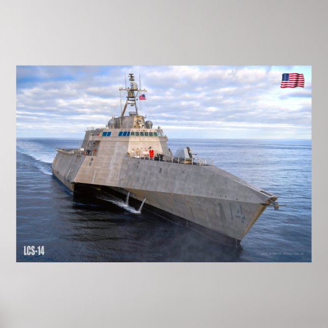LITTORAL COMBAT SHIP – LCS-14 POSTER (Front)