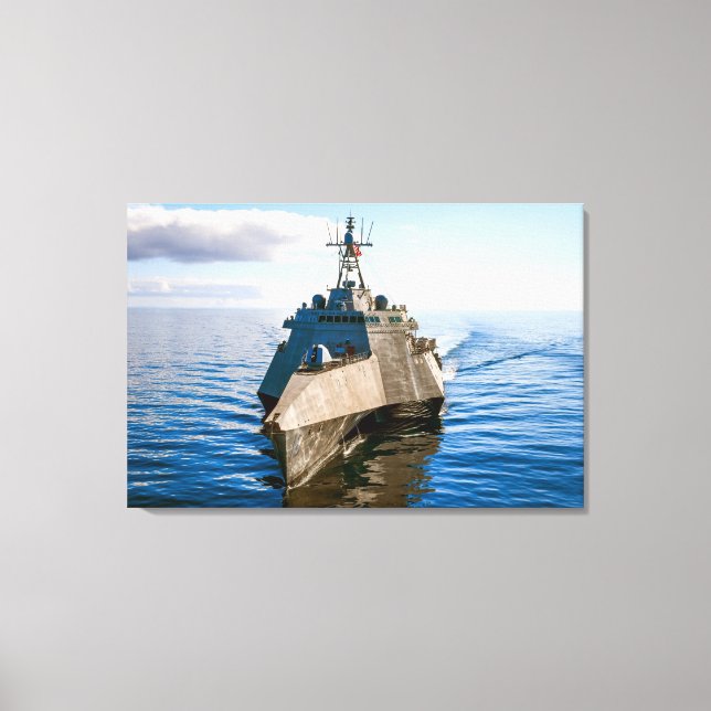 LITTORAL COMBAT SHIP – LCS-16 24x36 Canvas Print (Front)