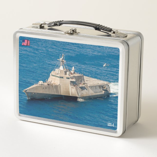 LITTORAL COMBAT SHIP – LCS METAL LUNCH BOX (Front)