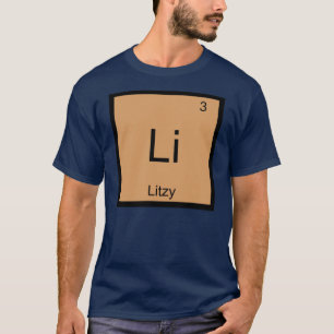 Litzy  Name Chemistry Element Periodic Table T-Shirt