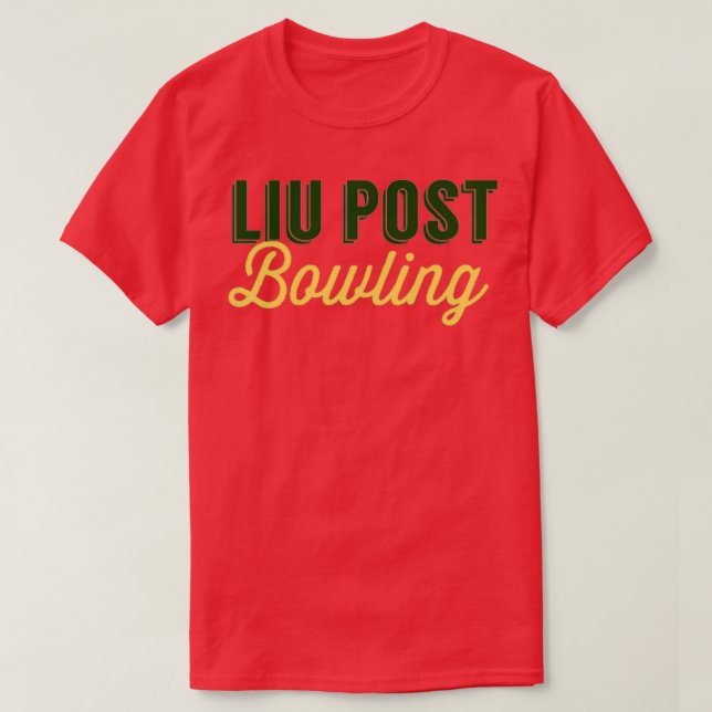 LIU Post Bowling T T-Shirt (Design Front)