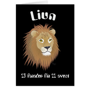 Liun 23 fanadur fin 22 avust Karte