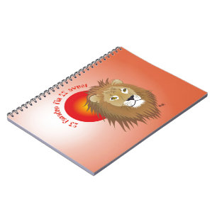 Liun 23 fanadur fin 22 avust Notizheft Spiral Notebook