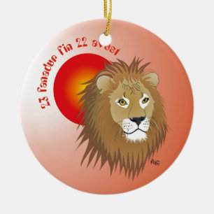 Liun 23 fanadur fin 22 avust Ornament