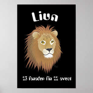 Liun 23 fanadur fin 22 avust Poster