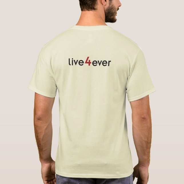  Live4ever logo T-Shirt (Back)