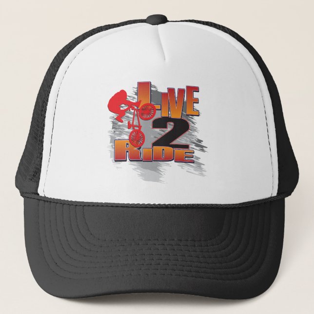 LIVE-2-RIDE-BMX TRUCKER HAT (Front)