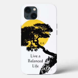Live a Balance Life Bonsai Tree iPhone 13 Case