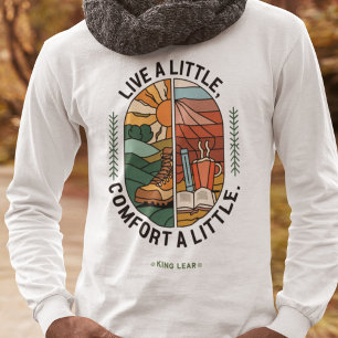 Live a Little, Comfort a Little: Modern, Stylish T-Shirt