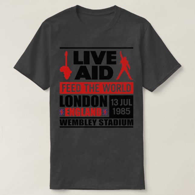 Live AID 1985 T-Shirt (Design Front)
