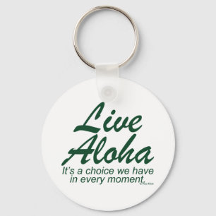 Live Aloha Design Items by Paul Klink Key Ring