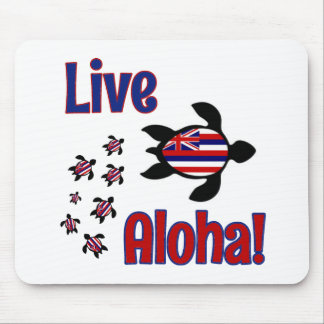 Live Aloha! Mouse Pad