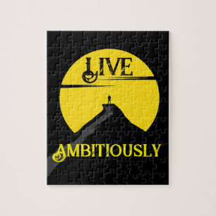 Live Ambitiously Jigsaw Puzzle