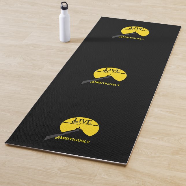 Live Ambitiously Yoga Mat (In Situ)