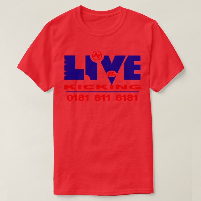 Live and Kicking British TV Show T-Shirt (Design Front)