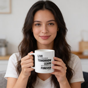 Live and Learn – Mahatma Gandhi Coffee Mug