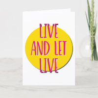 Live And Let Live Recovery Slogan Anniversary