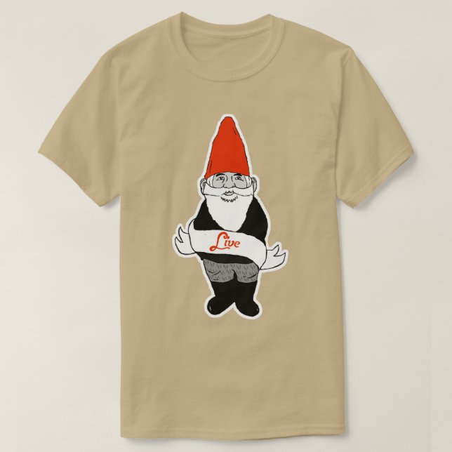 Live B W T-Shirt (Design Front)