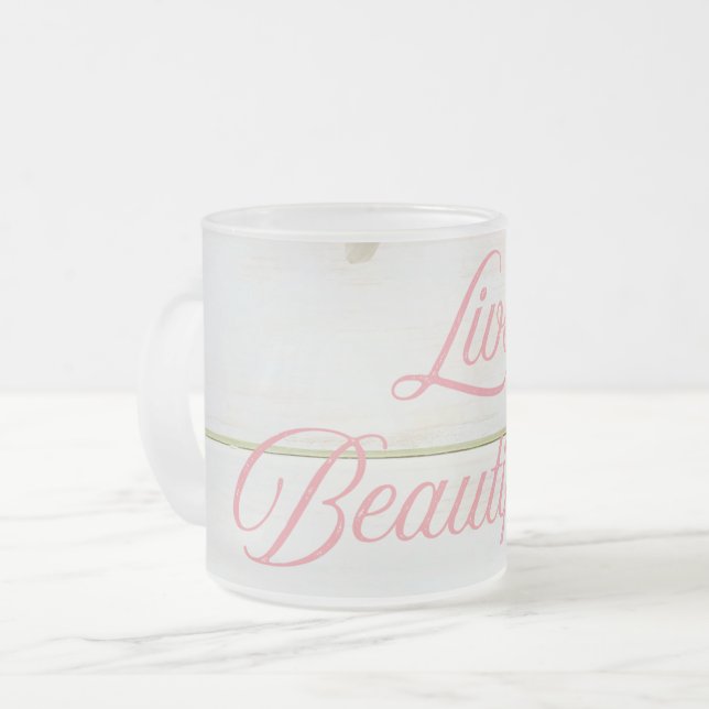 Live Beautifully - Mug (Front Left)