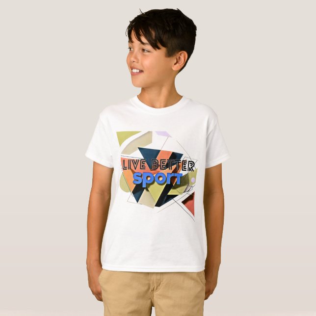 Live better.sport T-Shirt (Front Full)