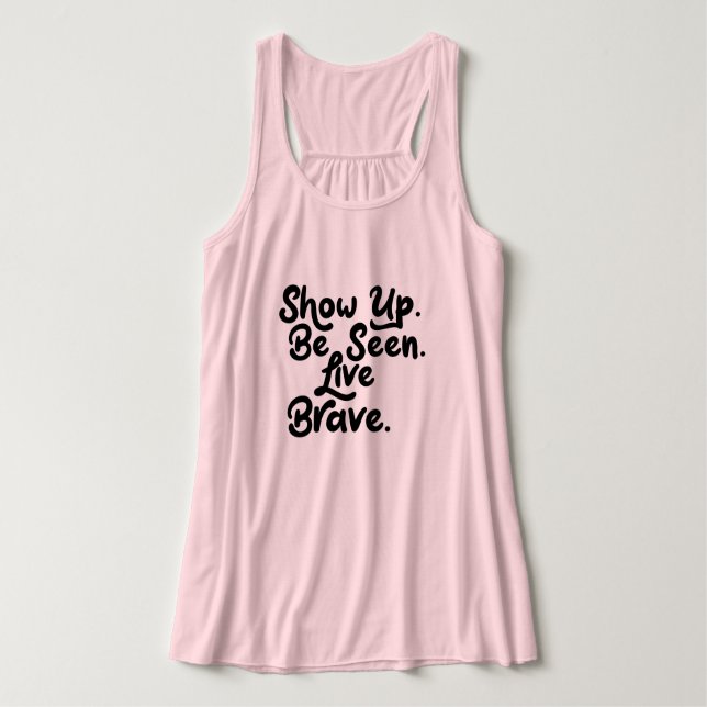 Live Brave Singlet (Design Front)