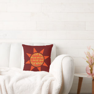 LIVE BY THE SUN LOVE BY THE MOON motivational Cushion