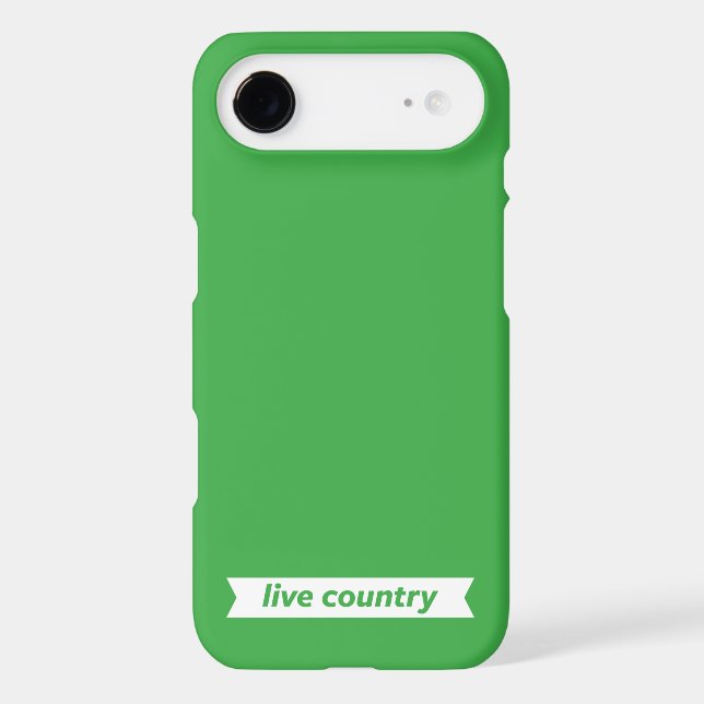 Live Country Case-Mate iPhone Case (Back)