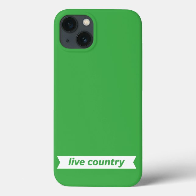 Live Country Case-Mate iPhone Case (Back)