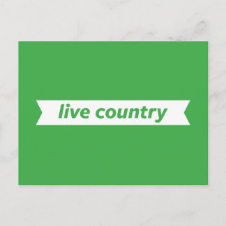 Live Country Postcard