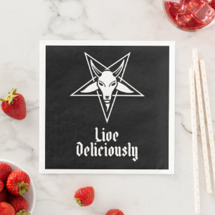 Live Deliciously Napkin