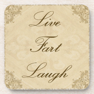 Live Fart Laugh Coaster