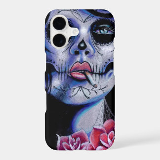 Live Fast Die Young Day of the Dead Portrait