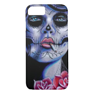 Live Fast Die Young Day of the Dead Portrait Case-Mate iPhone Case