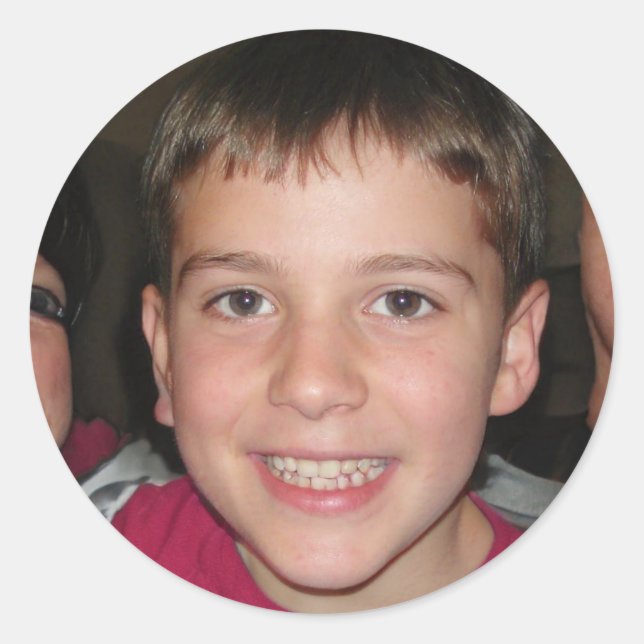 Live Fearlessly Classic Round Sticker (Front)