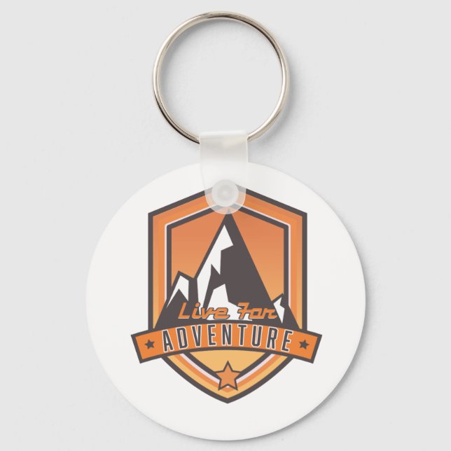 Live for Adventure Key Ring (Front)