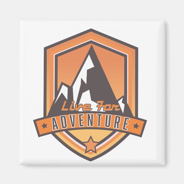 Live for Adventure Magnet (Front)