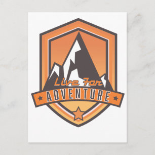 Live for Adventure Postcard
