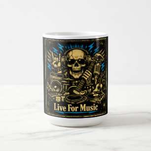 Live For Music – Music Devotion Life Coffee Mug
