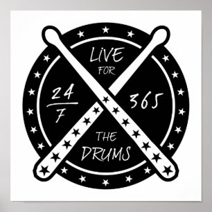 Live For The Drums Poster
