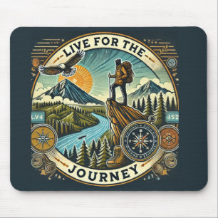 “Live for the Journey” Mousepad