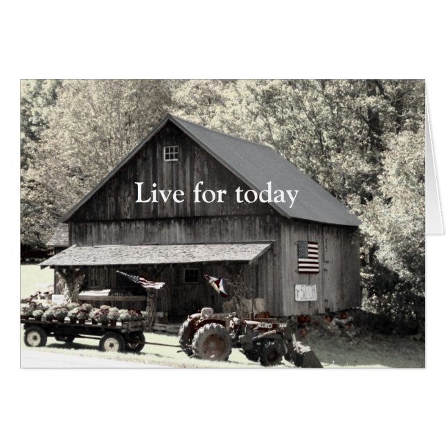 Live for today (Front Horizontal)