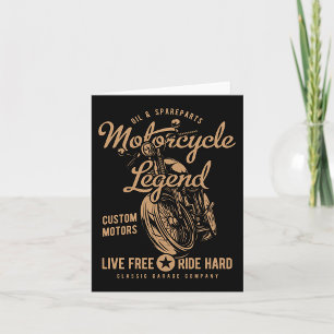 Live Free Ride Hard Card