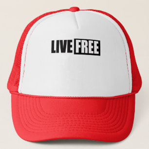 LIVE FREE TRUCKER HAT