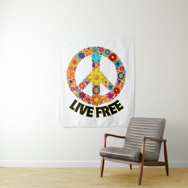 Live Free.w Tapestry (In Situ)