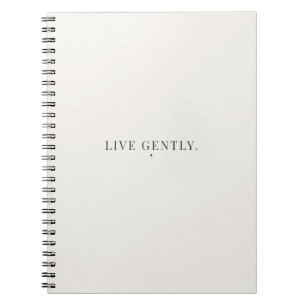 Live Gently Notebook – Calm Lifestyle Journal