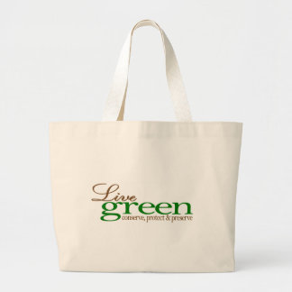 Live Green Conserve Large Tote Bag
