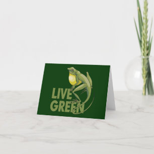 Live Green Holiday Card