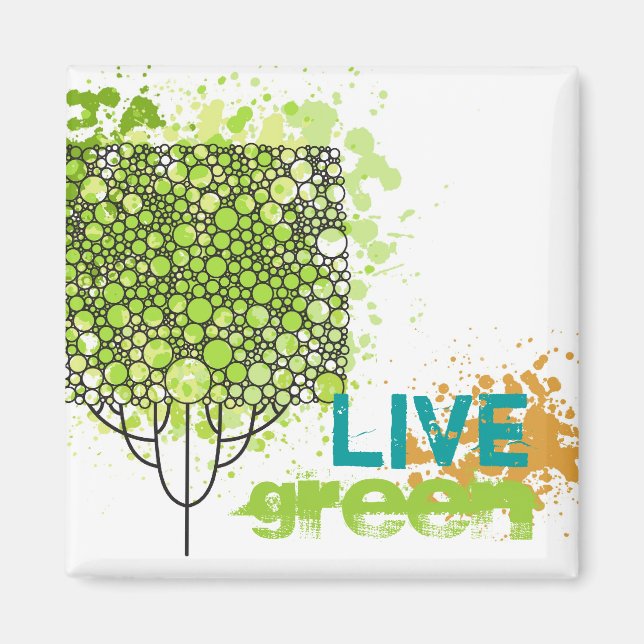 Live Green Magnet (Front)
