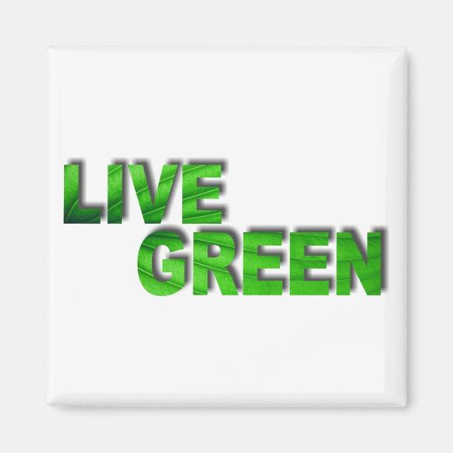 Live Green Magnet (Front)