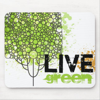 Live Green Mouse Pad